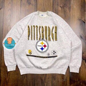 1993 Pittsburgh Steelers NFL American Football Logo Sports Shirt Sweatshirt